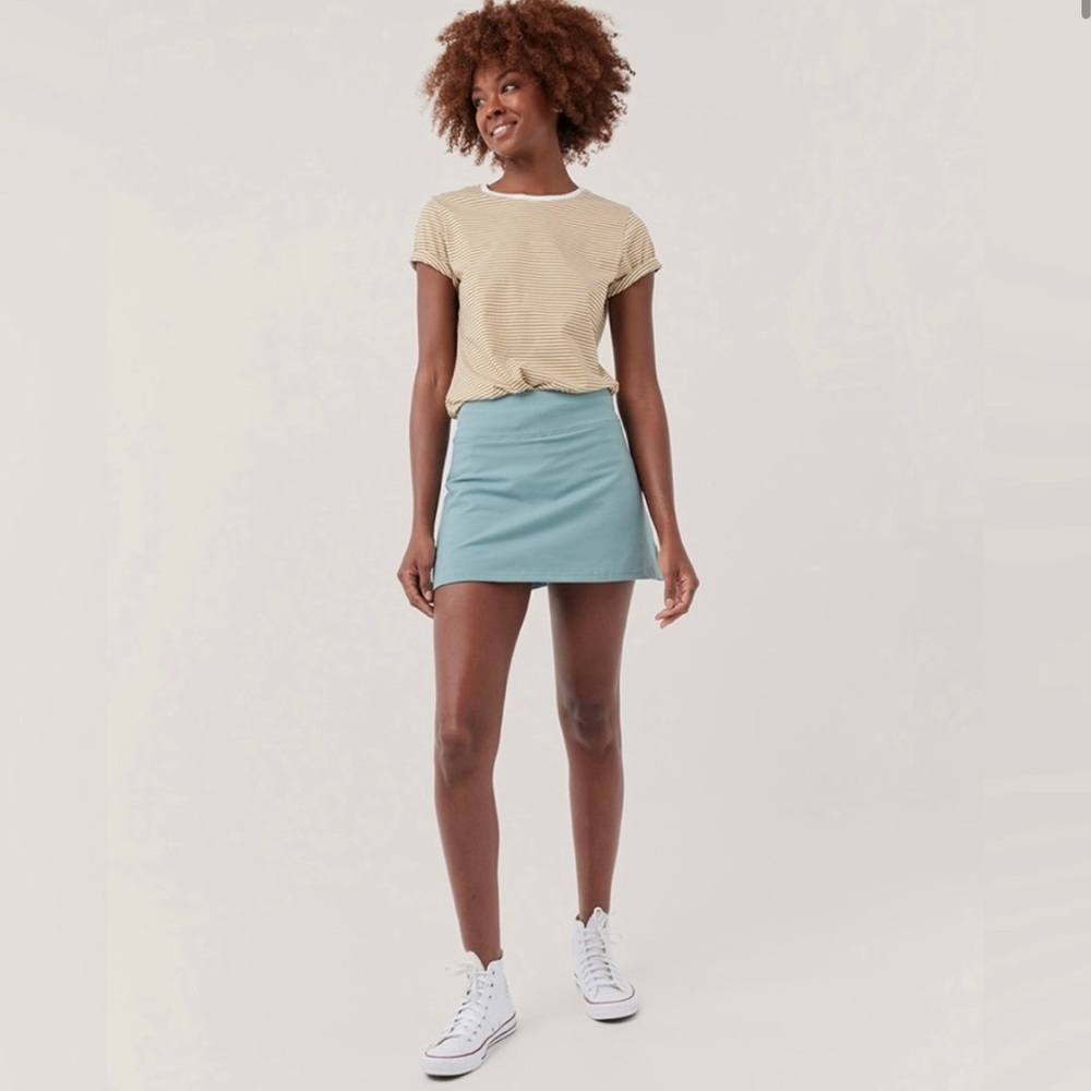 Pact Blue Skort